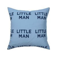 Little Man - baby blue & navy C20BS