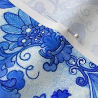 Blue Meadow Chinoiserie 29" 