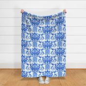 Blue Meadow Chinoiserie 29" 