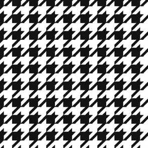 Black houndstooth large 