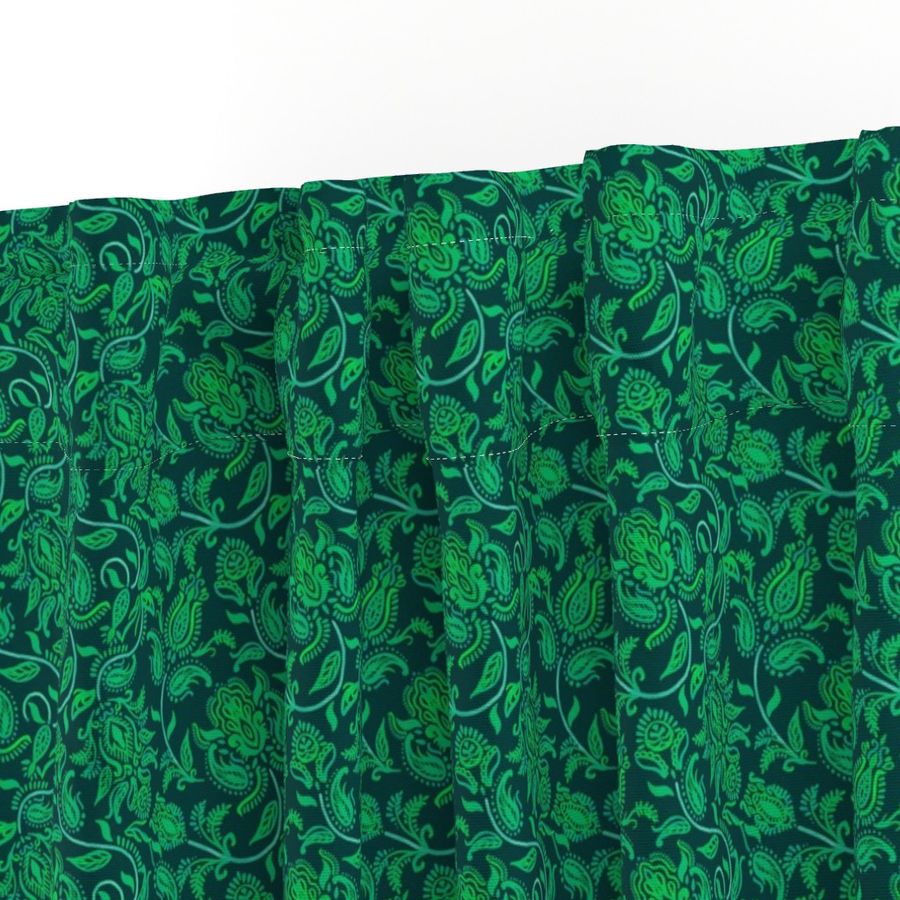 Green Paisley