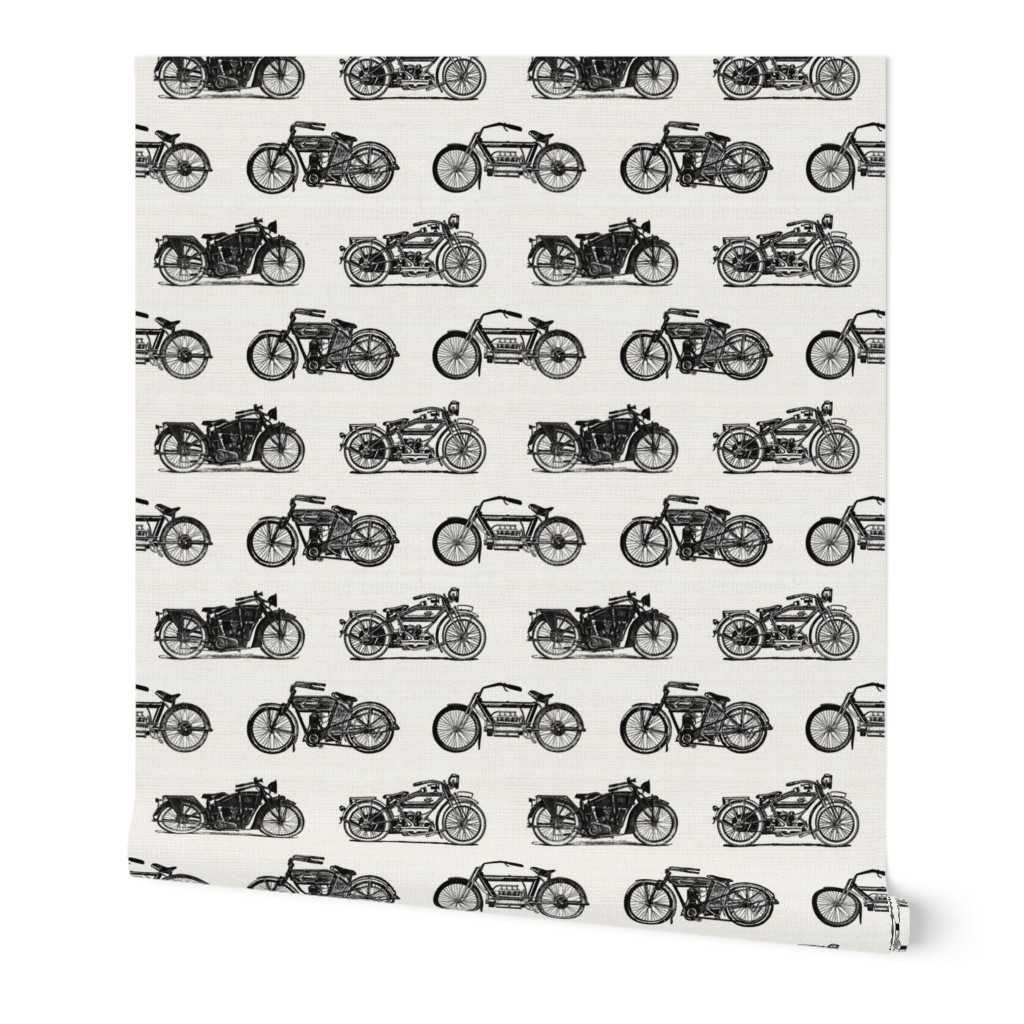 Antique Motorcycles (Small Print Size)