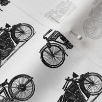 Antique Motorcycles (Small Print Size)