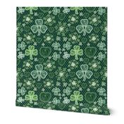 Shamrock Irish Lace (Dark Green) 