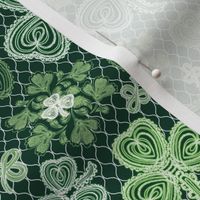Shamrock Irish Lace (Dark Green) 