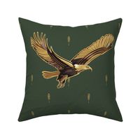 21” Eagle Soaring | Olive Green