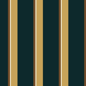 Eagle Stripes | Deep Blue Green 