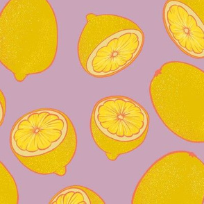 Lemons on Lavender - Large