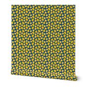 Lemons on Classic Blue - Medium