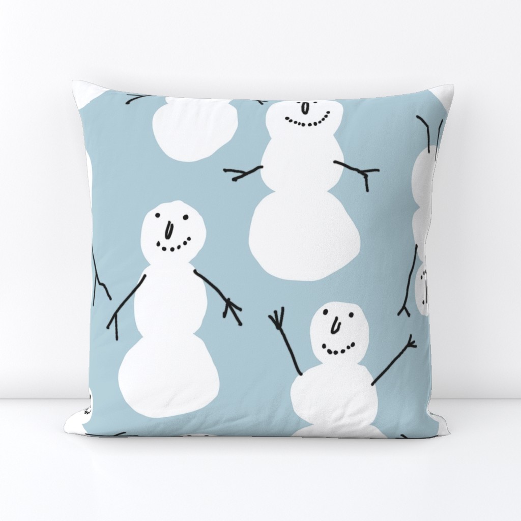 SNOWMEN light blue 18