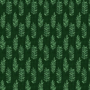 Linen Branches-evergreen