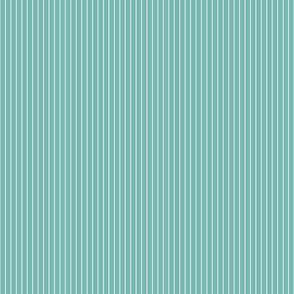 Pinstripes Teal Small