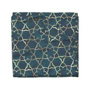 Tonal Filigree on Textured Dark Teal