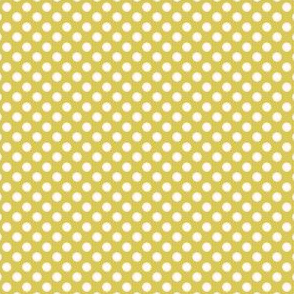 Polka dots on gold