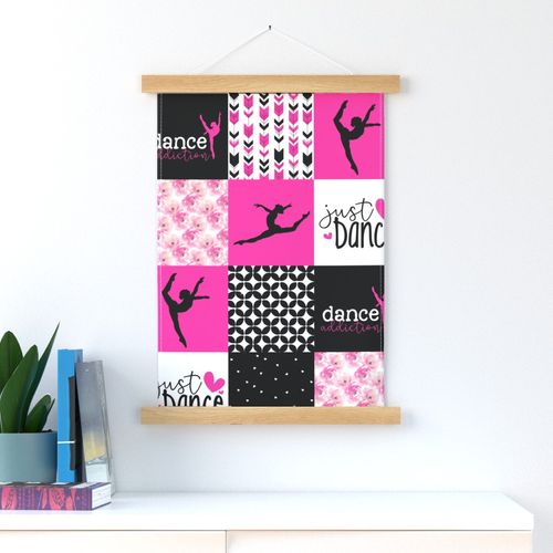 Just Dance//Dance Addiction//Pink - Wholecloth Cheater Quilt