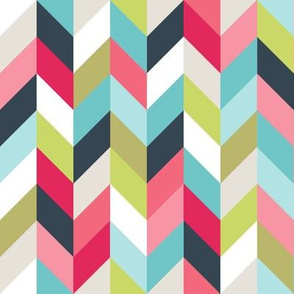 Herringbone in pastel