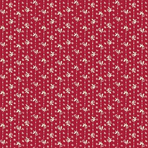 Red calico stripe