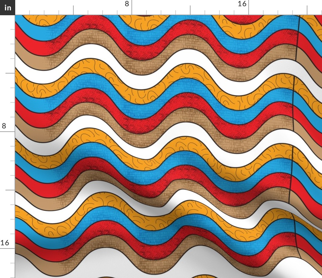 colour zig zag patterns