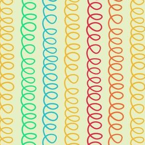 Spiralbound Stripe - Rainbow