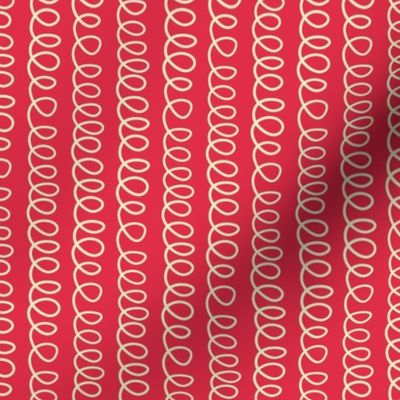 Spiralbound Stripe - Red