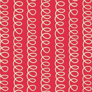 Spiralbound Stripe - Red