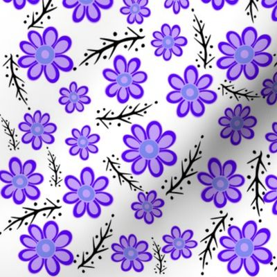 Purple Spring White Small