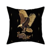 21” Eagle Landing | Black 