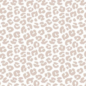 Chunky fat leopard print animals fur modern Scandinavian style raw brush  abstract trend sand beige neutral boho summer