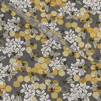 Save The Honey Bees - Grey - Small