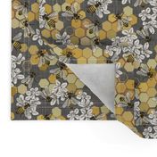 Save The Honey Bees - Grey - Small