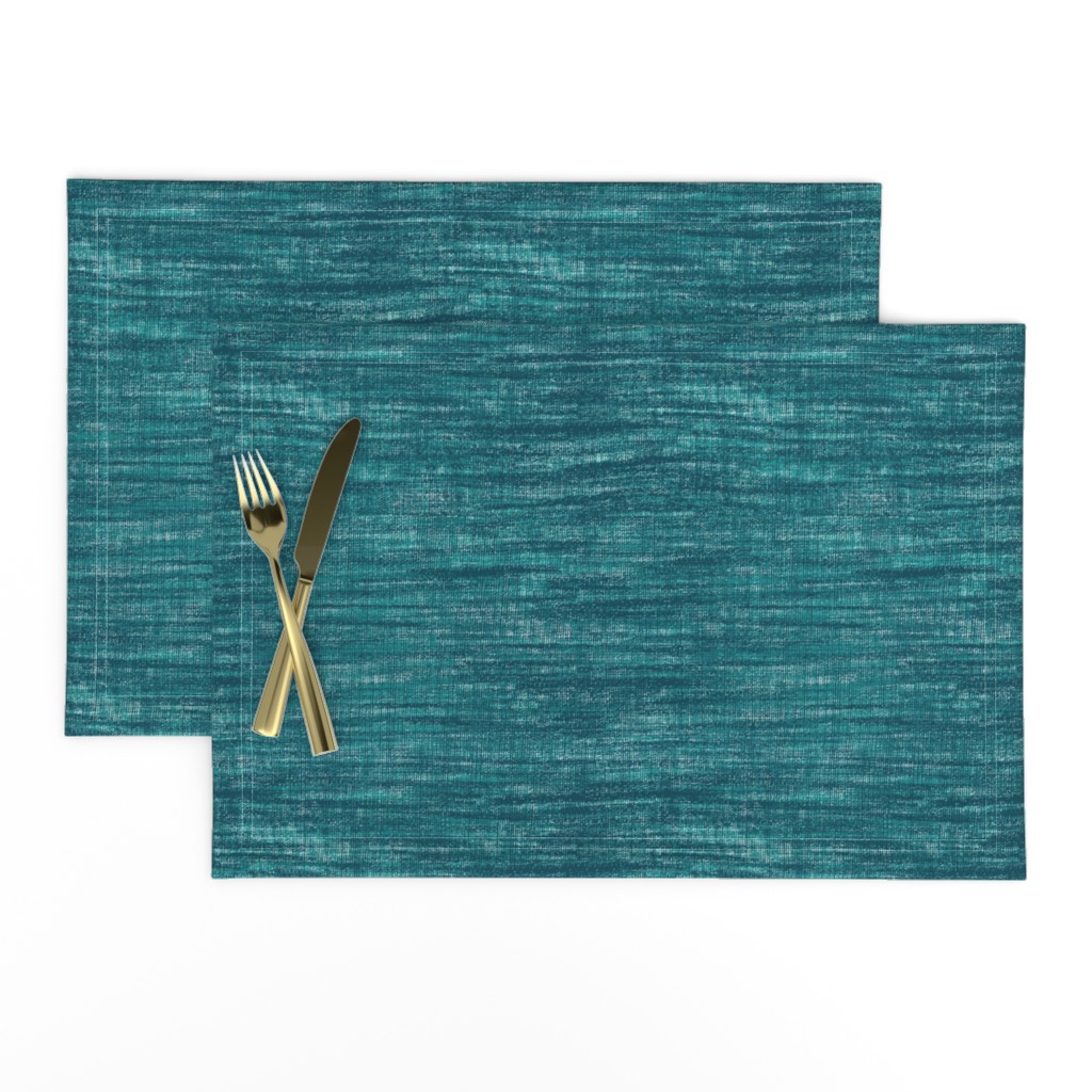 Coarse linen texture- teal turquoise SCALE UPDATED