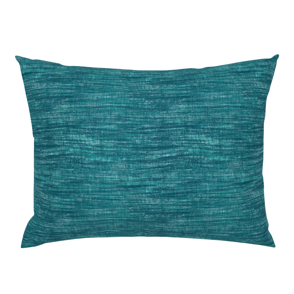 Coarse linen texture- teal turquoise SCALE UPDATED