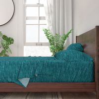 Coarse linen texture- teal turquoise SCALE UPDATED