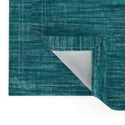 Coarse linen texture- teal turquoise SCALE UPDATED