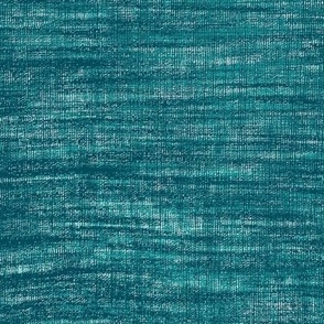 Coarse linen texture- teal turquoise SCALE UPDATED