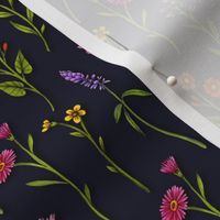 Dainty Wildflowers - Colorful Small Flower Pattern