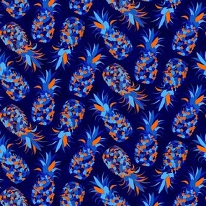 Blue Mosaic Pineapples