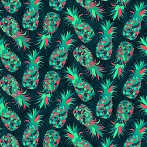 Green Mosaic Pineapples