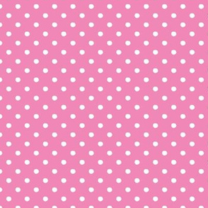 polka dots fluffy pink