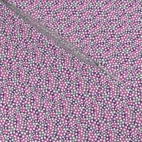 Sea Pebble Ditsy - Candy Pink Purple