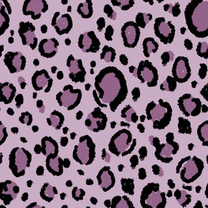 leopard print fabric - large leopard print, cheetah print, animal print, painted fabric, abstract fabric, nursery leopard print - mauve