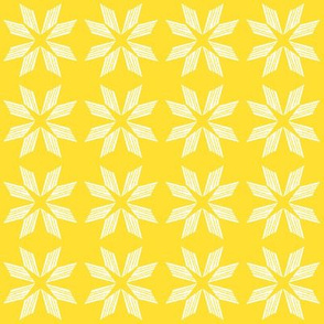 White Yellow Star