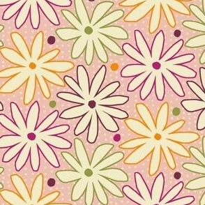 Ditsy Flower Modern Floral