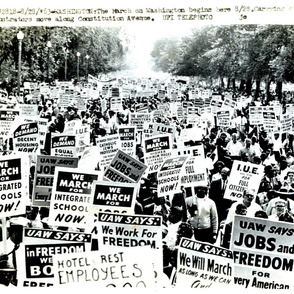 34-1  Civil Rights on Washington, DC, Aug 1963