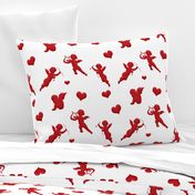 Cupid ,love ,hearts,Valentine’s day pattern decor