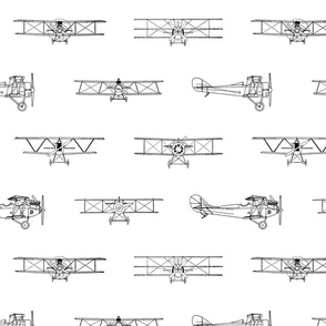 Antique Airplanes (Jumbo Oversized Scale)