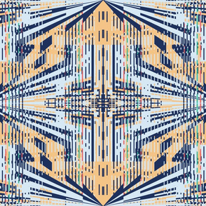 Visionary geometric pattern