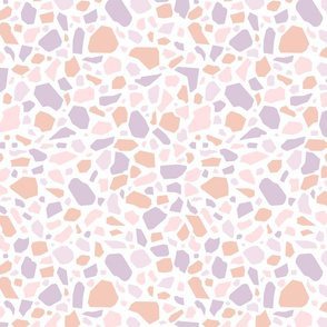 Modern Terrazzo 1 Small - Pink, Tan, Lilac