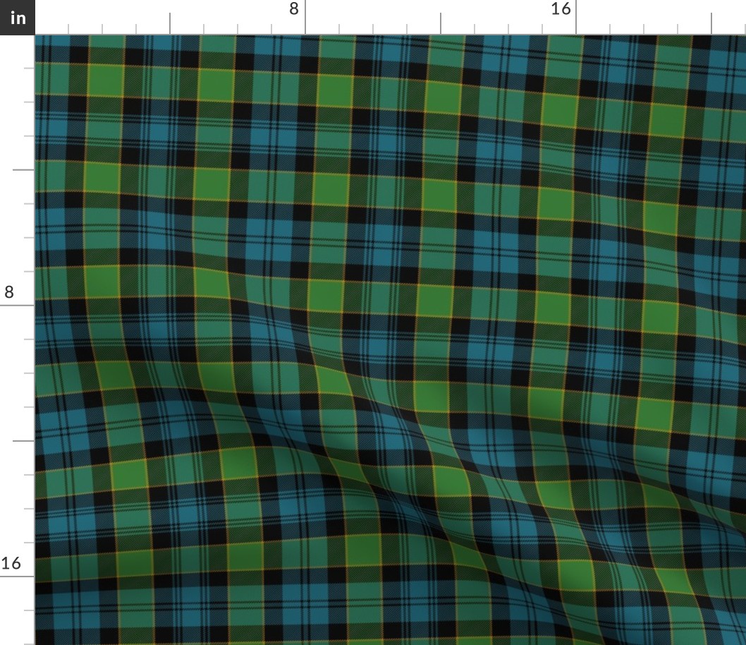 Campbell of Breadalbane 1793 tartan, 6" ancient