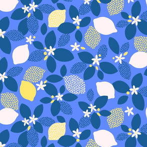 Lemon Pop XL bright blue by Pippa Shaw